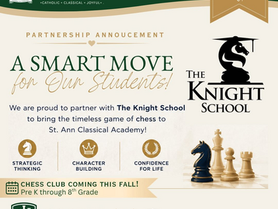 St. Ann Classical Academy Introduces New Chess Partnership, Expanding Enrichment for Local Students