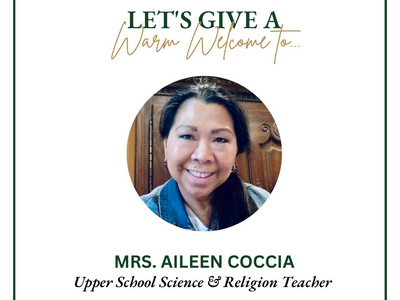 St. Ann Classical Academy Welcomes Mrs. Aileen Coccia to the Faculty