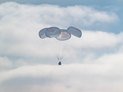 Nasa News - Crew Splashes Down on October 8th